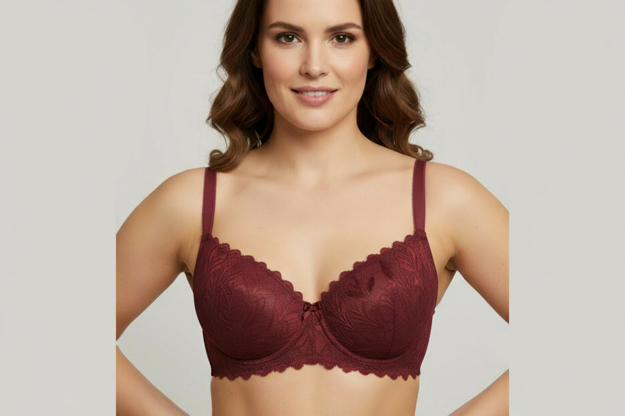 Lace Underwire Bra - Premium Comfort & Support