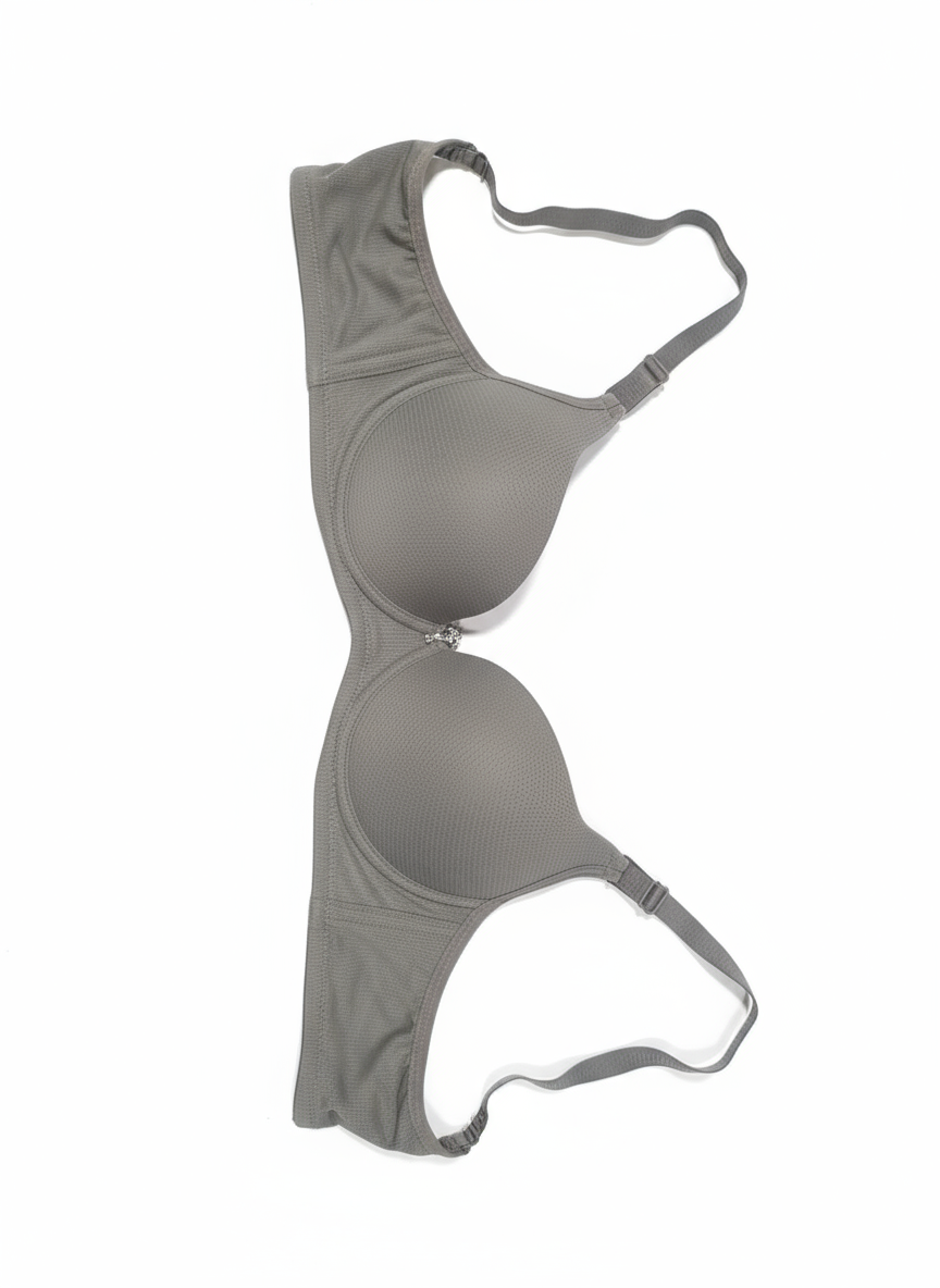 Curvesaa Premium Support Bra - Burgundy