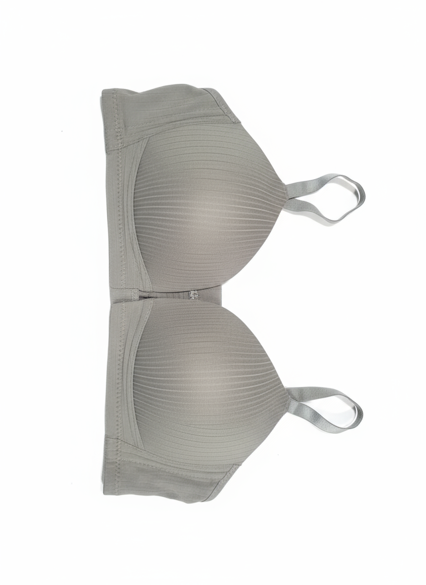 Curvesaa Ribbed Wireless Comfort Bra - B & C Cup | Multi-Color Collection | Sizes 34-40