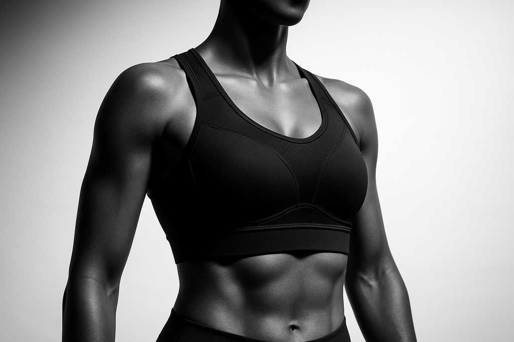 Black Sports Bra - Athletic Mannequin