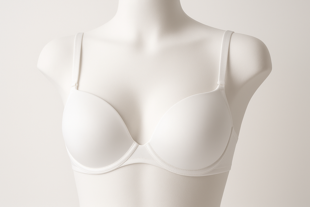 White Padded Bra - Mannequin View
