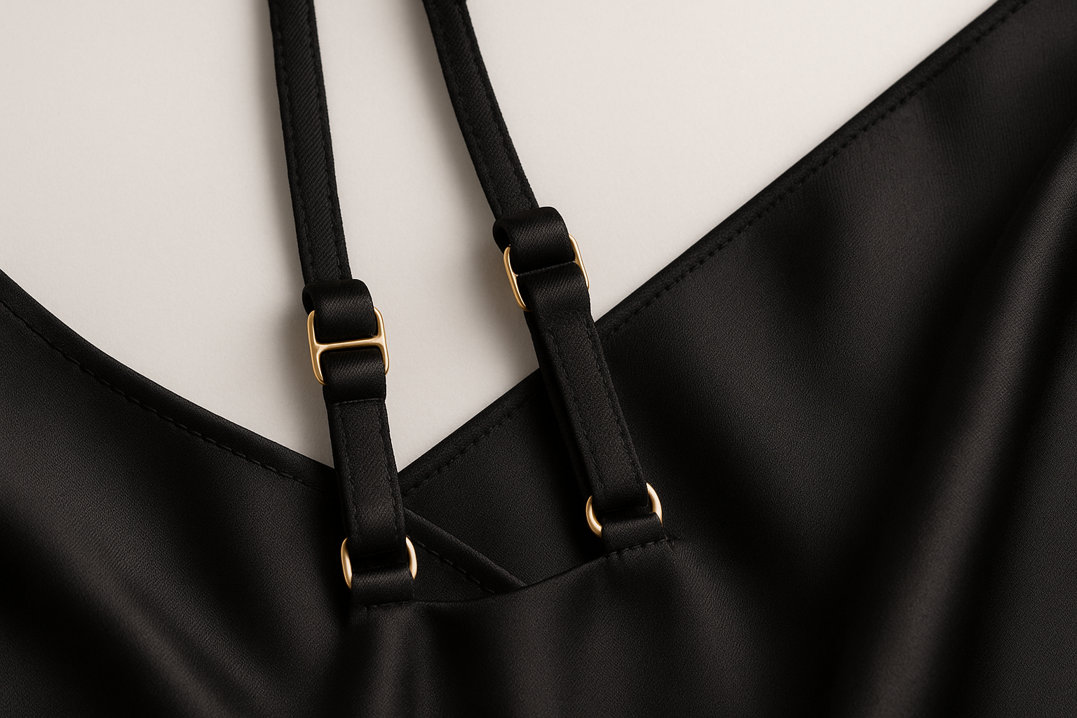 Crystal Clear Adjustable Straps Close-up