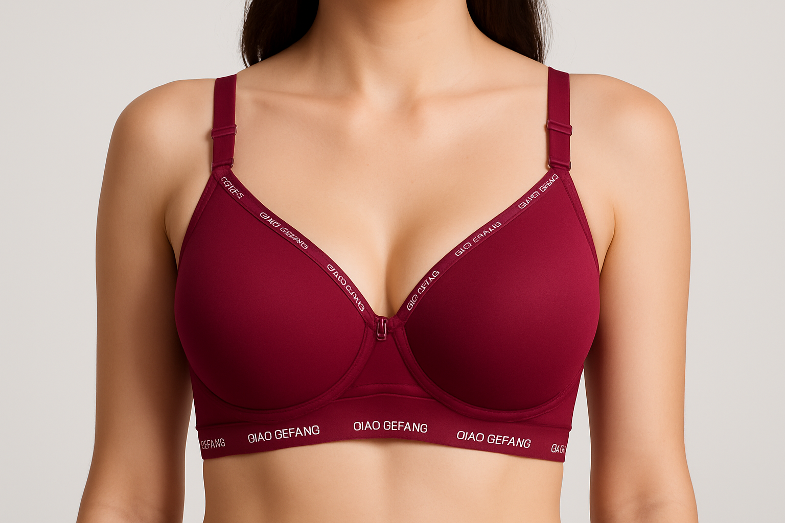 Designer Bra with Branded Trim - Multiple Colors | Cup B & C | Sizes 34-40